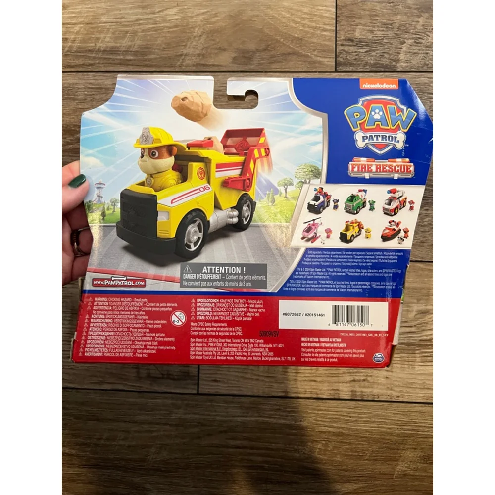 NEW Paw Patrol Fire Rescue Rubble Dump Truck One Size Yellow Red